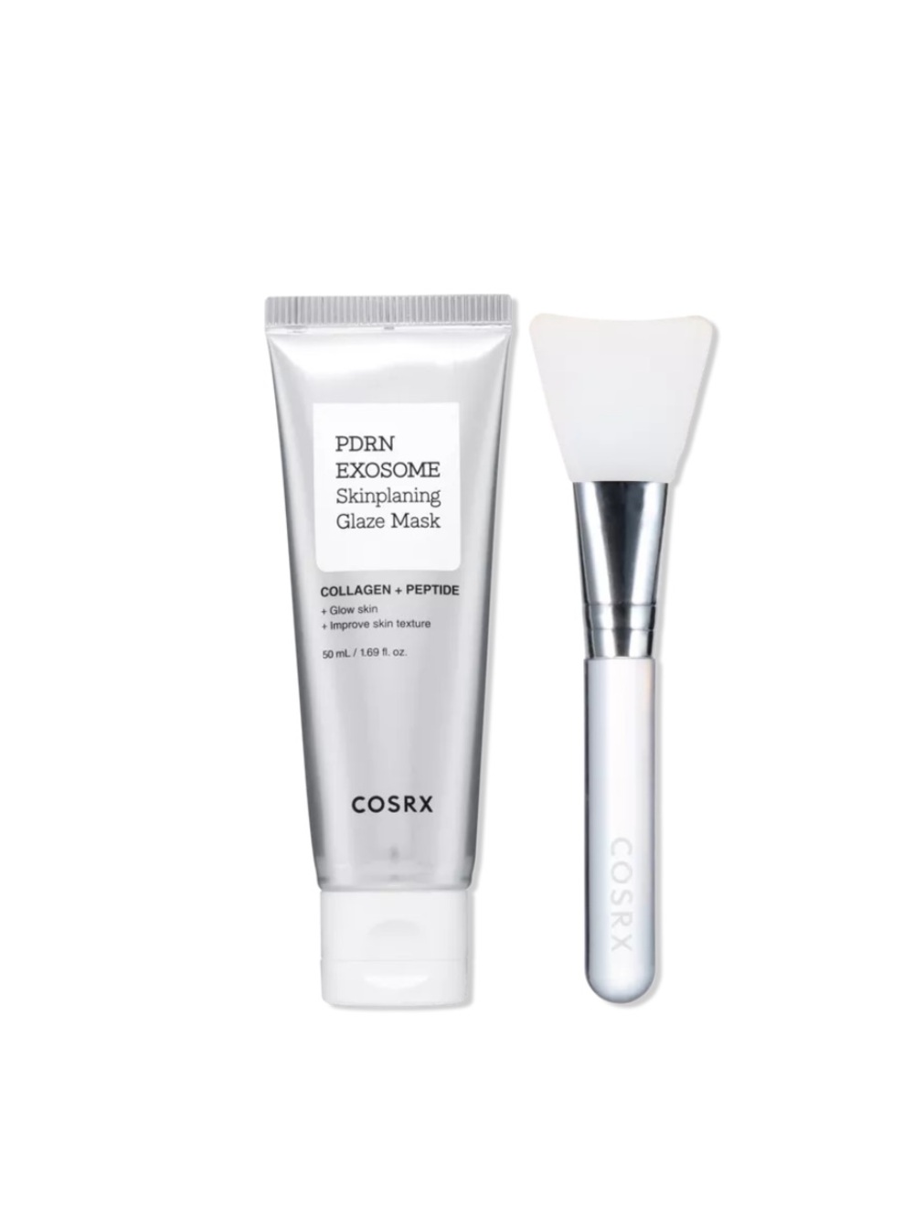 COS Silver Skinplumping Glaze Mask with White Applicator